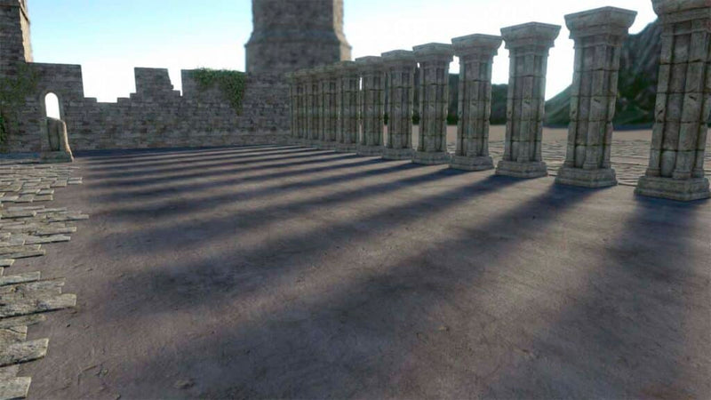 Umbra Soft Shadows rendering example in URP