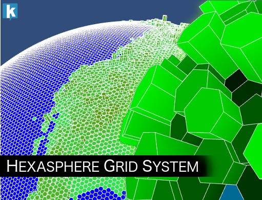 Hexasphere Grid System for Unity