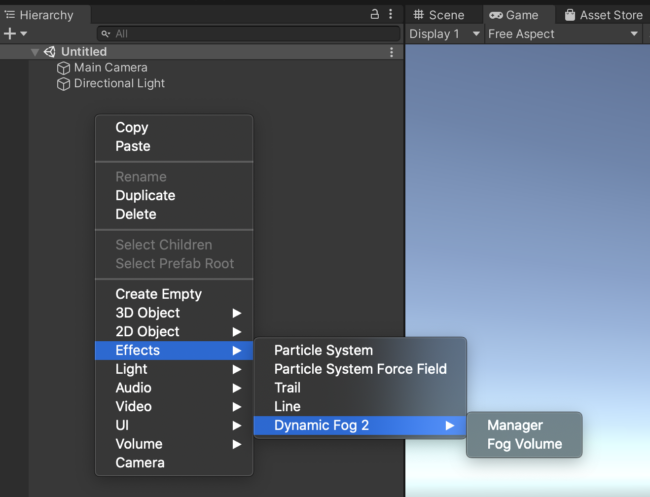 Creating a Dynamic Fog volume