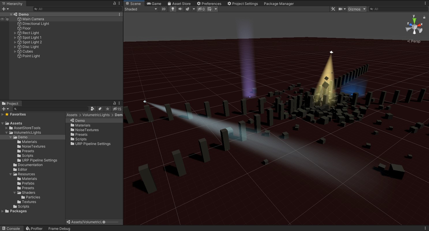 Demo scene screenshot