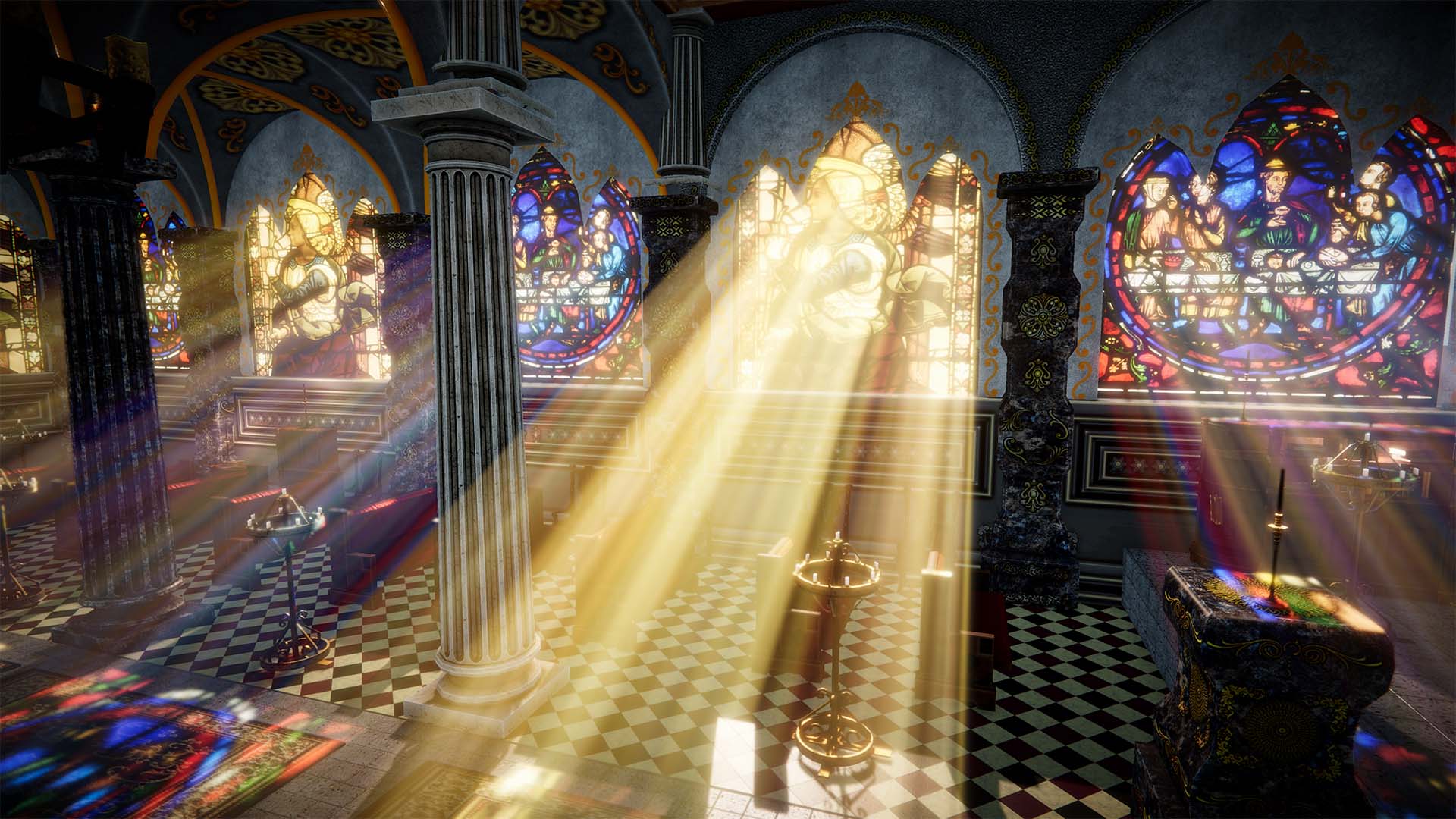 Translucent shadow example