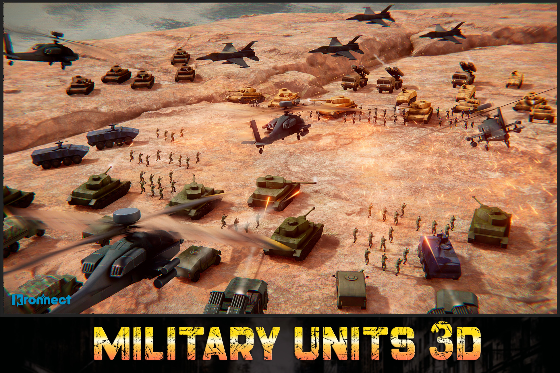 Military Units 3D